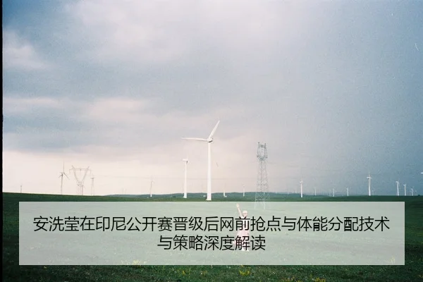 安洗莹在印尼公开赛晋级后网前抢点与体能分配技术与策略深度解读